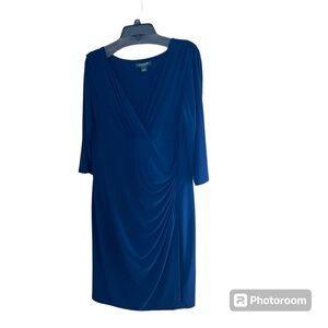 Ralph Lauren Blue Midi Dress
